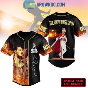 Freddie Mercury Queen The Show Must Go On Personalized Baseball Jersey