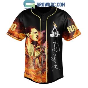 Freddie Mercury Queen The Show Must Go On Personalized Baseball Jersey