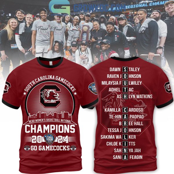Gamecocks 2024 Women’s Basketball National Champions Hoodie T Shirt