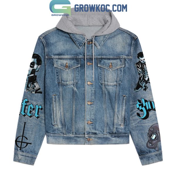 Ghost Say A Prayer To Your God Hooded Denim Jacket