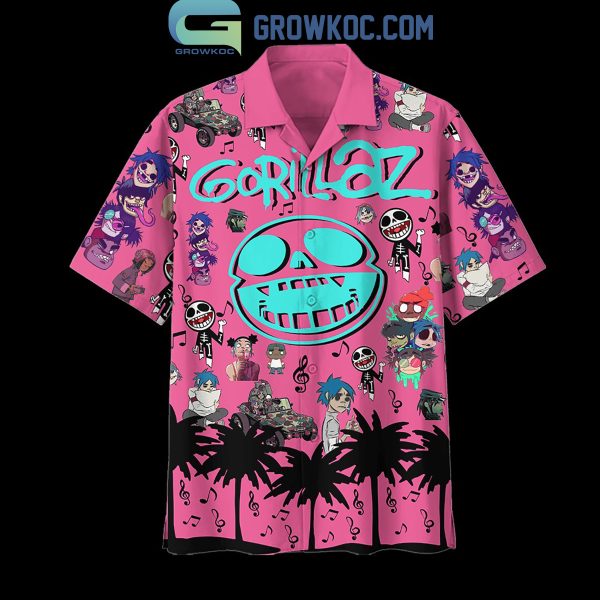 Gorillaz You Got The Feeling Hawaiian Shirts