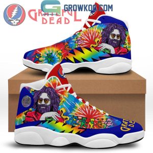 Grateful Dead Jerry Garcia Love Air Jordan 13 Shoes