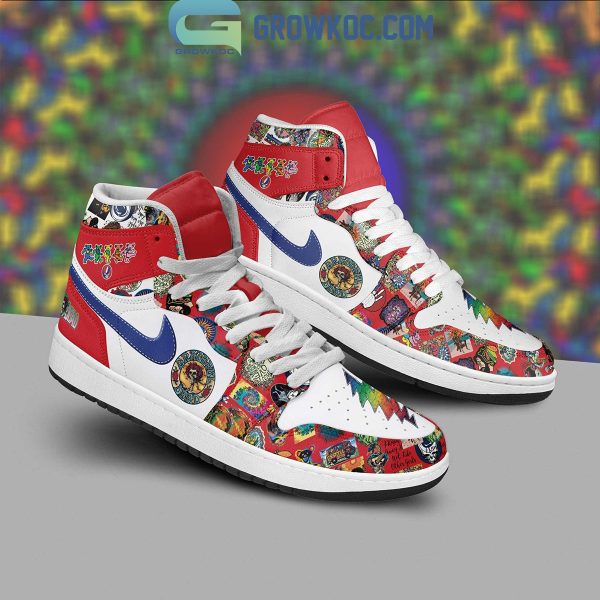 Grateful Dead Scarlet Begonias Fan Air Jordan 1 Shoes