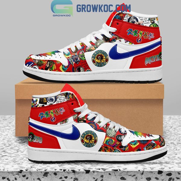 Grateful Dead Scarlet Begonias Fan Air Jordan 1 Shoes