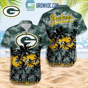 Green Bay Packers Palm Tree Fan Hawaiian Shirt