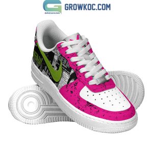 Green Day American Idiot Pink Air Force 1 Shoes