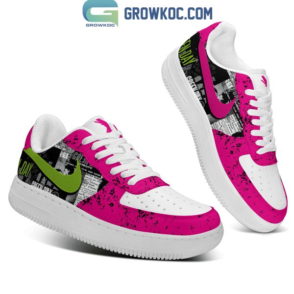 Green Day American Idiot Pink Air Force 1 Shoes