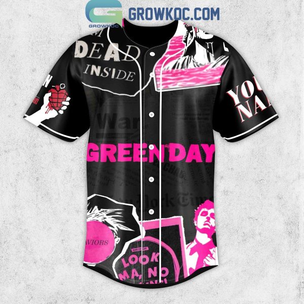 Green Day The Saviour Tour 2024 Personalized Baseball Jersey