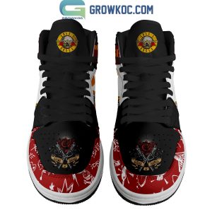 Guns N’ Roses Rock And Roll Love Fan Air Jordan 1 Shoes