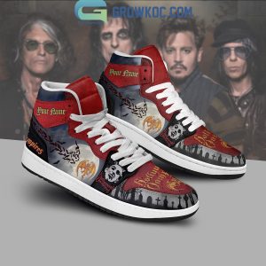 Hollywood Vampires Whole Lotta Love Personalized Air Jordan 1 Shoes White Lace