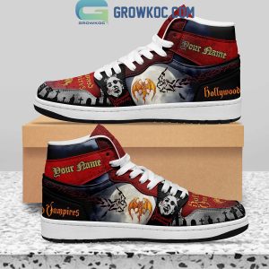 Hollywood Vampires Whole Lotta Love Personalized Air Jordan 1 Shoes White Lace