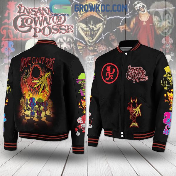 Insane Clown Posse Riddle Box Fan Baseball Jacket