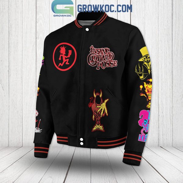 Insane Clown Posse Riddle Box Fan Baseball Jacket