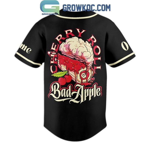 Jelly Roll Cherry Roll Bad Apple Personalized Baseball Jersey