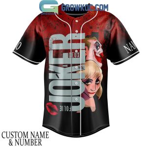 Joker Folie A Deux Phoenix Gaga 2024 Personalized Baseball Jersey