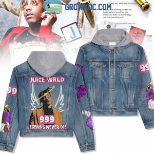 Juice WRLD 999 Legends Never Die Hooded Denim Jacket