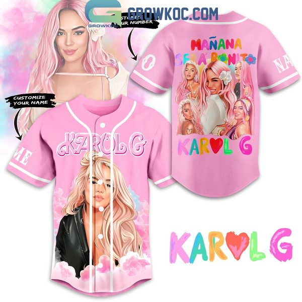 Karol G Latina Star Manana Sera Bonito Personalized Baseball Jersey