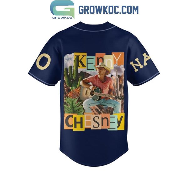 Kenny Chesney Live A Little Love A Lot Navy Personalized Baseball Jersey