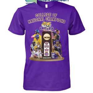 LSU Tigers Football Basketball College Of National Champions T-Shirt