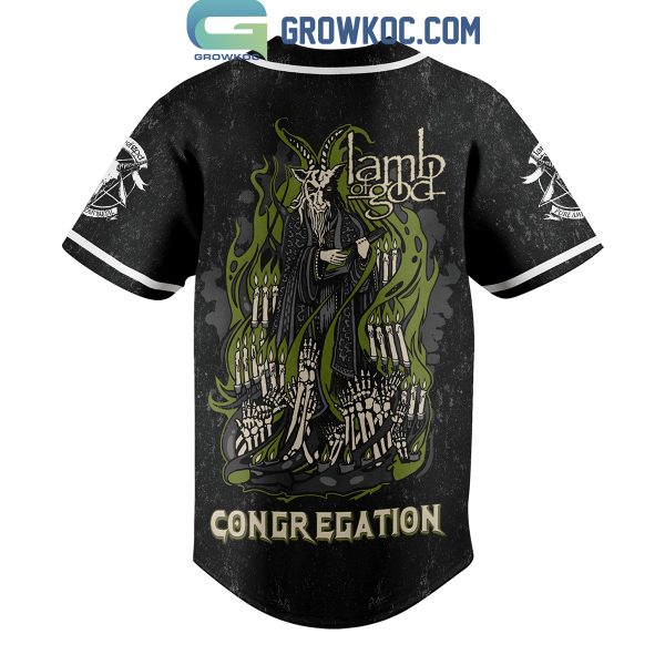 Lamb Of God The Congregation Personalized Baseball Jersey