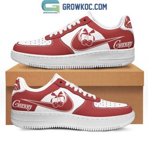 Lana Del Rey Cherry Air Force 1 Shoes
