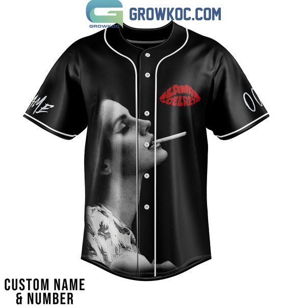 Lana Del Rey Cinnamon Girl Black Version Personalized Baseball Jersey