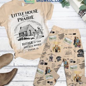 Little House On The Prairie Home Is The Nicest World Fleece Pajamas Set