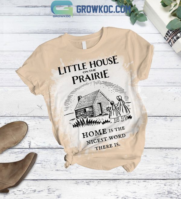 Little House On The Prairie Home Is The Nicest World Fleece Pajamas Set