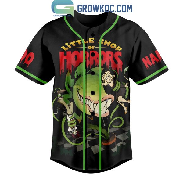 Little Shop Of Horrors Feed The Seymour Personalized Baseball Jersey