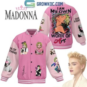 Madonna I Am My Own Work Of Art Baseball Jacket