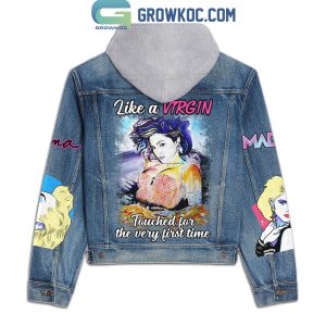 Madonna Like A Virgin Touched For The Very First Time Hooded Denim Jacket