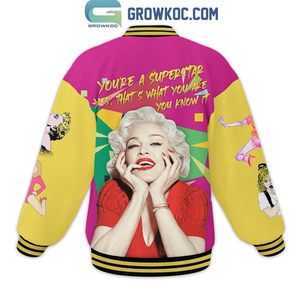 Madonna You’re Superstar Fan Baseball Jacket