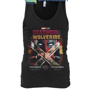 Marvel Deadpool Wolverine Hugh Jackman Ryan Reynolds Best Friend T-Shirt