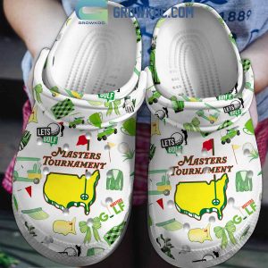 Masters Tournament 88th Golf Lovers Crocs Clogs White Version