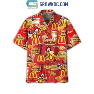 McDonald Fast Food Clown Hawaiian Shirts