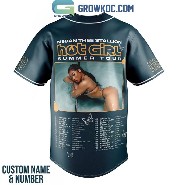 Megan Thee Stallion Hot Girl Summer Tour 2024 Personalized Baseball Jersey