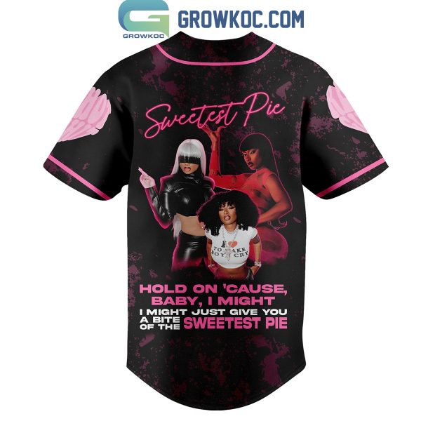 Megan Thee Stallion I Might Just Give You A Bite Of The Sweetest Pie Personalized Baseball Jersey