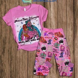 Megan Thee Stallion Real Hot Girl Shit Fleece Pajamas Set