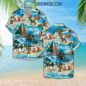 Miami Hurricanes Boat Sailing Personalized Hawaiian Shirts