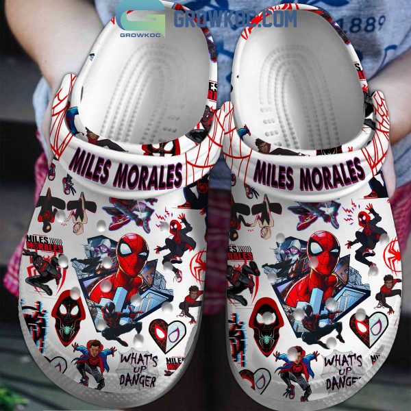 Miles Morales Spider-Man Across The Spider-Verse Crocs Clogs