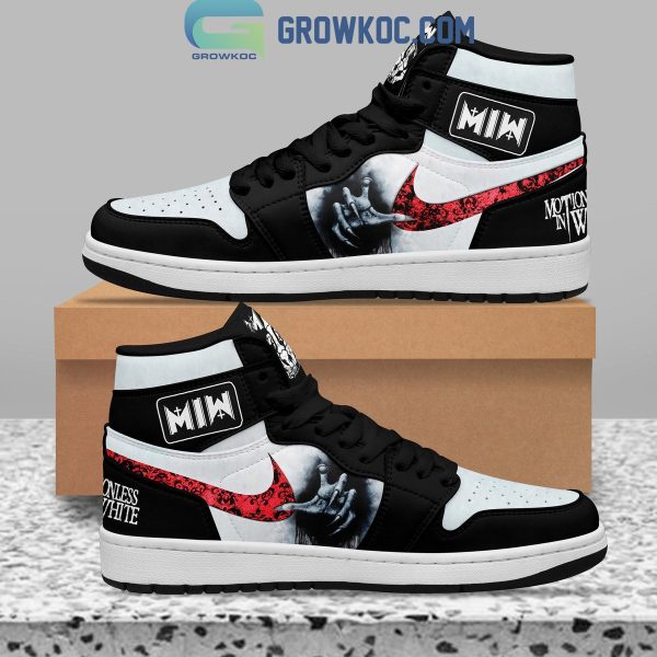 Motionless In White Eternally Yours Air Jordan 1 Shoes White Lace