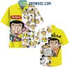 Mr. Bean And His Teddy Bear Funny Animation Fan Hawaiian Shirts