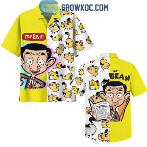 Mr. Bean Cartoon Teddy Bear Love Fan Polyester Pajmas Set