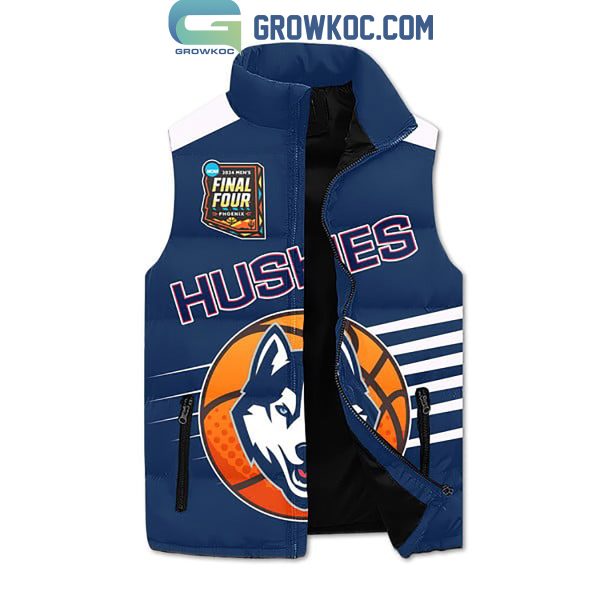 National Champions Huskies Basketball Puffer Jacket