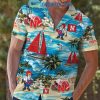 Michigan Wolverines Boat Sailing Personalized Hawaiian Shirts
