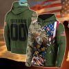 Seattle Seahawks Veteran Proud Of America Personalized Hoodie Shirts