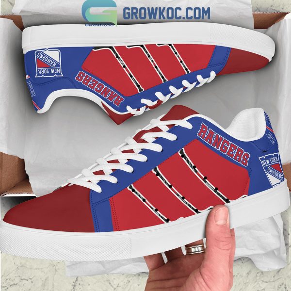 New York Rangers Hockey Team Fan Stan Smith Shoes