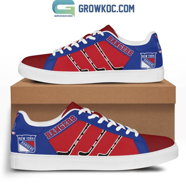 New York Rangers Hockey Team Fan Stan Smith Shoes