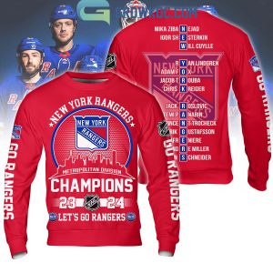 New York Rangers Metropolitan Division Champions 2024 Hoodie T Shirt