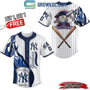 New York Yankees Winner White Design Personalized Baseball Jersey